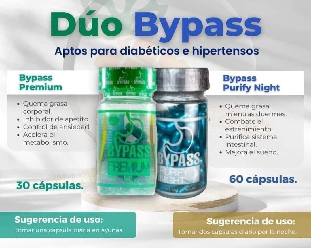 Dúo Bypass (Bypass premium y Bypass purify night)