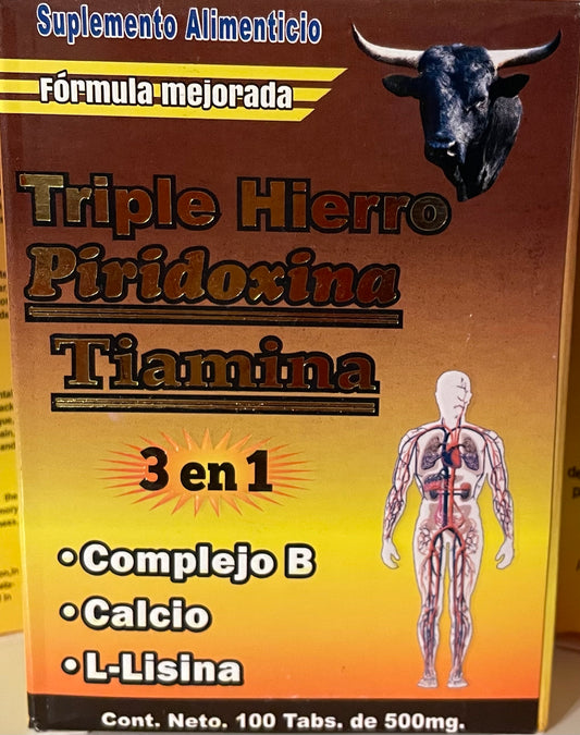 Triple Hierro vitaminas