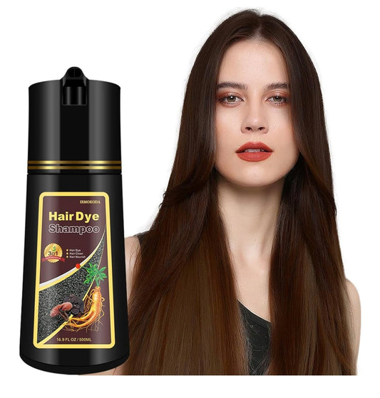 Shampoo con tinte natural color Dark coffee