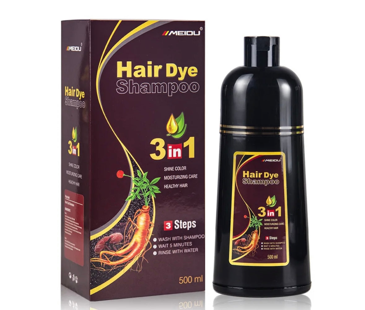 Shampoo con Tinte Natural color Rojo Vino Intenso