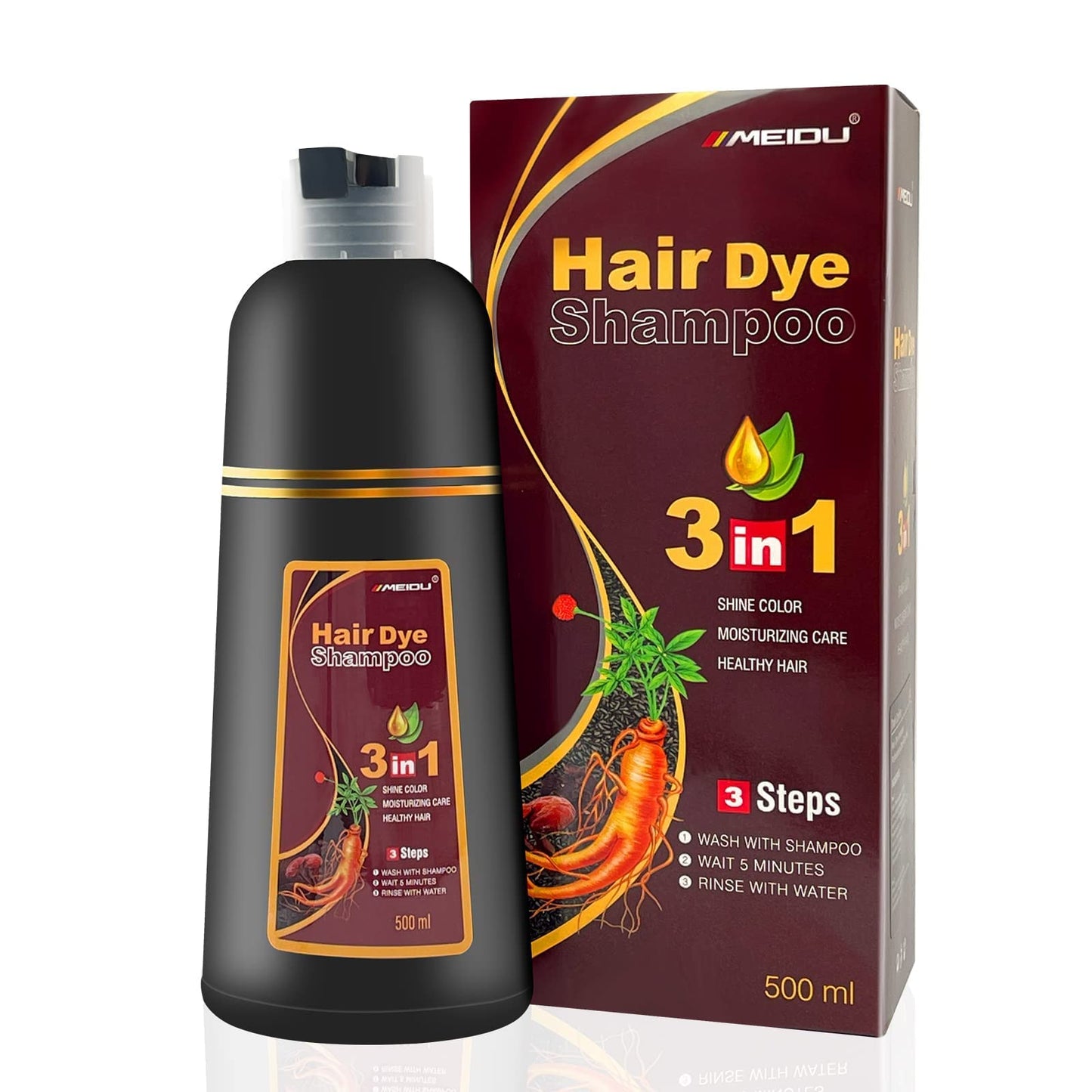 Shampoo Con Tinte Natural Color Café Claro